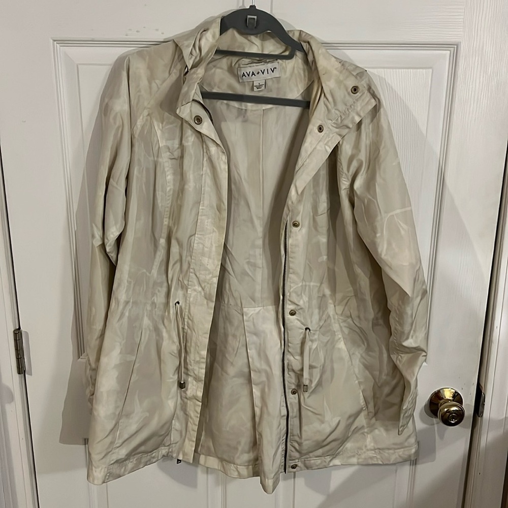 Tan Raincoat